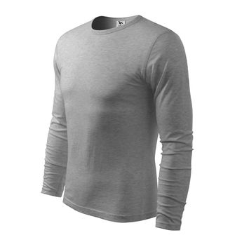 Malfini Fit-T Тениска с дълъг ръкав, сива, 160 г/м2