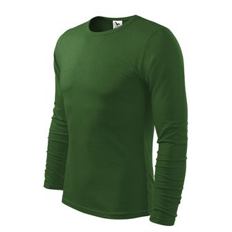 Malfini Fit-T Тениска с дълъг ръкав, зелена, 160 г/м2