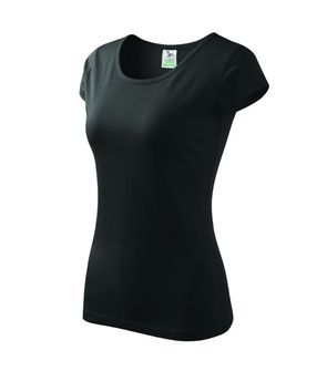 Malfini Pure дамска тениска, черна, 150г/м2