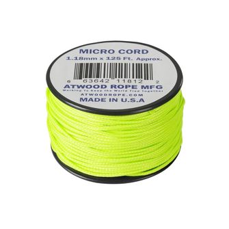 ATWOOD® Микро въже (125 фута) - неоново зелено (MCCB24)