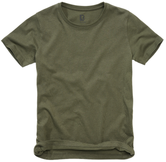 Brandit детска тениска с къс ръкав, маслиненозелена