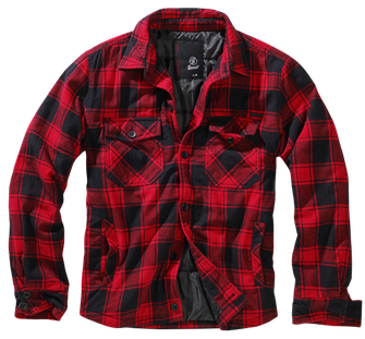 Brandit Lumberjacket яке, червено-черно
