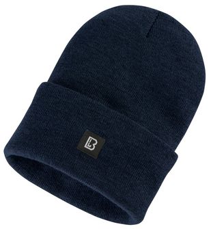 Brandit Rack удължена плетена шапка, тъмносиня