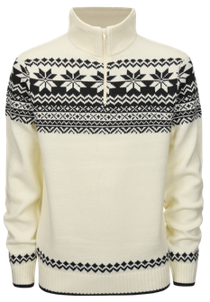 Пуловер Brandit Norwegian Troyer, бял