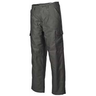 MFH BW Панталони от молескин с изолирана подплата, по-големи размери, цвят OD green