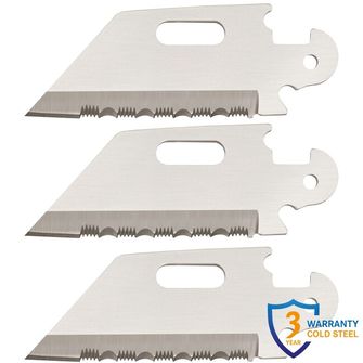Нож за затваряне Cold Steel Click N Cut (3 опаковки ножове с назъбено острие)