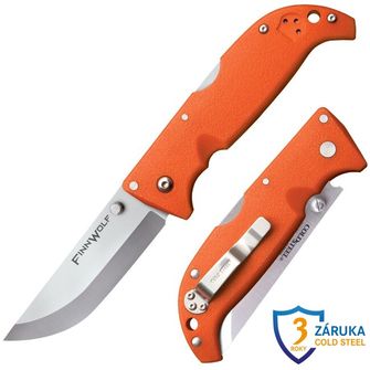 Нож за затваряне Cold Steel Finn Wolf с оранжева дръжка (AUS8A)