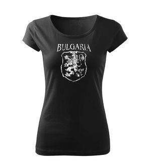 DRAGOWA дамска тениска с къс ръкав Герб, черна