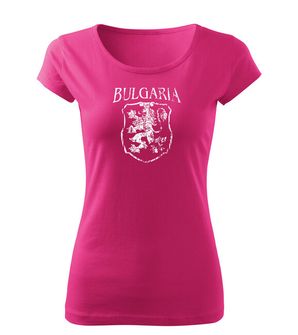 DRAGOWA дамска тениска с къс ръкав Герб, розов