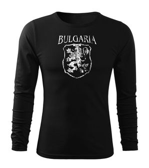 DRAGOWA FIT-T Тениска с дълъг ръкав Герб, черна