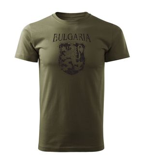 DRAGOWA Тениска с къс ръкав Герб, маслинова