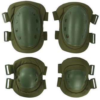 Тактически накрайници за колене и лакти Dragowa Tactical, зелени