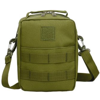 Dragowa Тактическа водоустойчива медицинска чанта за рамо 2L, зелена