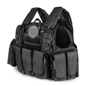 Тактическа жилетка DRAGOWA Tactical Heavy Duty Vest, черна