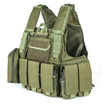 Тактическа бронежилетка DRAGOWA Tactical Heavy Duty Vest, маслинена