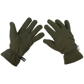 MFH Ръкавици от полар с изолация 3M™ Thinsulate™, зелени