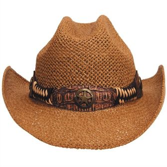 Fox Outdoor сламена шапка Джорджия, кафява