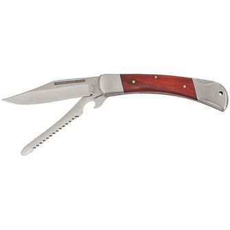 Нож Fox Outdoor Jack Hunter, метална дръжка с дървена вложка