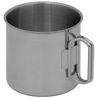 Чаша Fox Outdoor Cup от неръждаема стомана, приблизително 450 ml