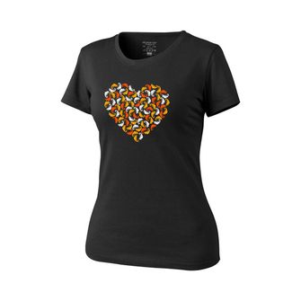 Helikon-Tex дамска тениска с къс ръкав Chameleon Heart, черна
