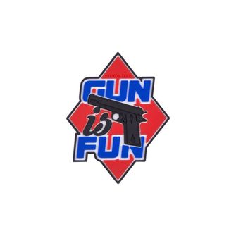 Helikon-Tex "Gun is Fun" платка - PVC - Червен