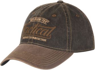 Helikon-Tex Тактическа snapback шапка - Dirty Washed Cotton - Dirty Washed Black / Dirty Washed Brown D