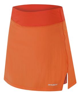 Дамска функционална пола с къси панталони HUSKY Flamy L, оранжева