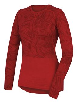 Husky Merino Thermal Underwear дамска тениска с дълъг ръкав Red