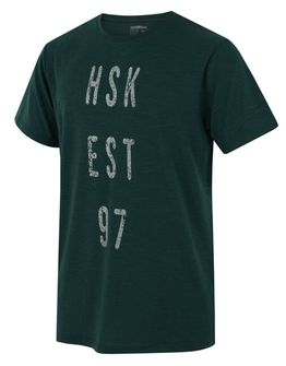 Мъжка функционална тениска HUSKY Tingl M, тъмнозелена