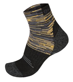 Чорапи за туризъм Husky черни/жълти