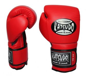 Katsudo Боксови ръкавици Professional II, червени