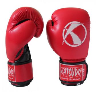 Katsudo Боксови ръкавици Punch, червени