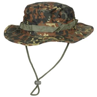 MFH Американска шапка GI Bush Rip stop с шнур за пристягане, BW камуфлаж