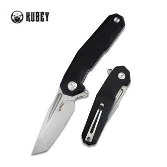 KUBEY Нож за затваряне Carve, стомана AUS 10, черен