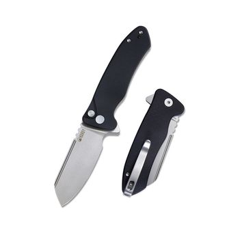 KUBEY Нож за затваряне Creon S - Black-Blue G10