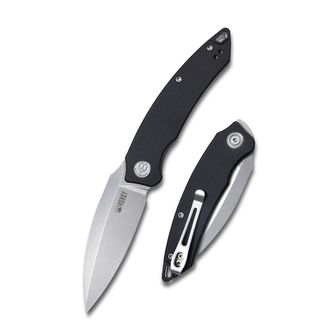 KUBEY Нож за затваряне Leaf Black G10