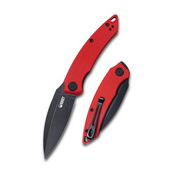 KUBEY Нож за затваряне Leaf Red & Black