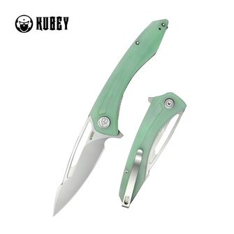 KUBEY Нож за затваряне Merced Jade G10