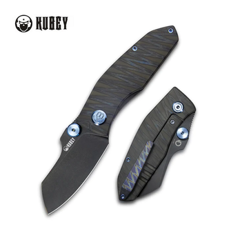 Нож за затваряне KUBEY Monsterdog Balck/Flame Titanium