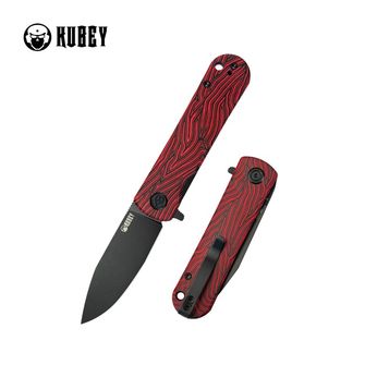 KUBEY Closing knife NEO Outdoor Red-Black Дам. & Black
