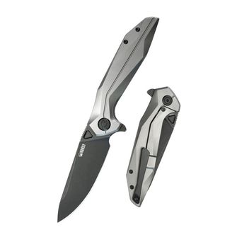 KUBEY Нож за затваряне Nova, сребърен и черен