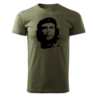 DRAGOWA Тениска с къс ръкав Che Guevara, маслиненозелена, 160 г/м2