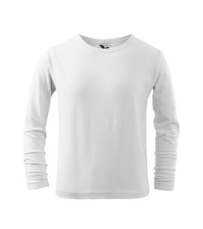 Malfini Fit-T LS детска тениска с дълъг ръкав, бяла