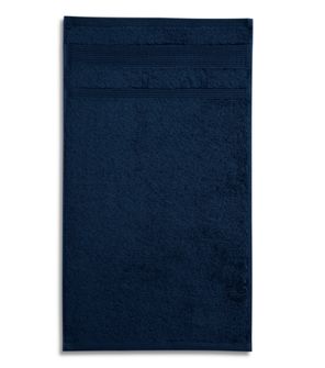 Malfini Organic малка хавлиена кърпа 30x50см, тъмносиня