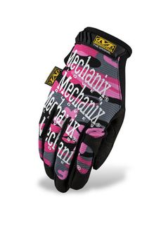 Mechanix Original Розови камуфлажни дамски тактически ръкавици