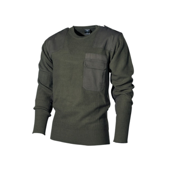 MFH BW Пуловер с джоб на гърдите, маслиненозелен