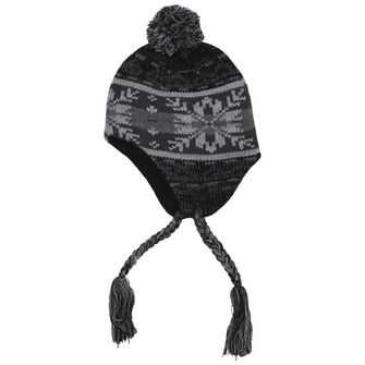 MFH шапка Peru Cusco с поларена подплата, антрацитно сива
