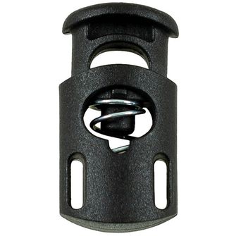 MFH Краен капак за кабел, черен, 10 бр. в опаковка