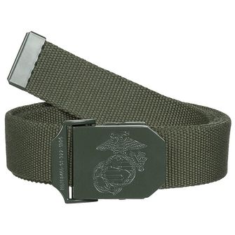 Колан MFH USMC Web Belt, OD зелен, приблизително 3,5 cm