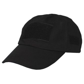 MFH Оперативна шапка с велкро панели, черна